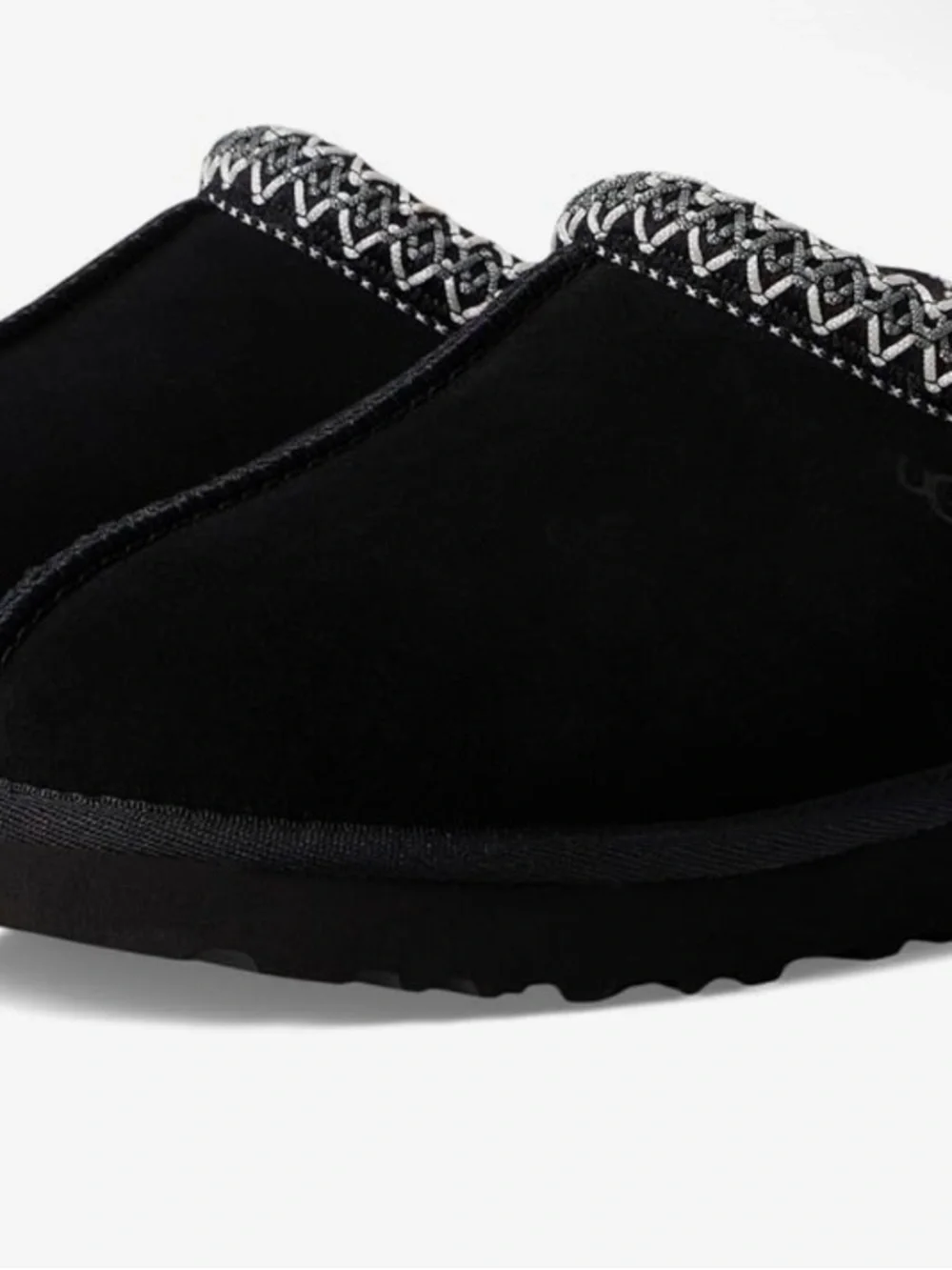 Ugg Tansman 2 boys sz 3 black slippers